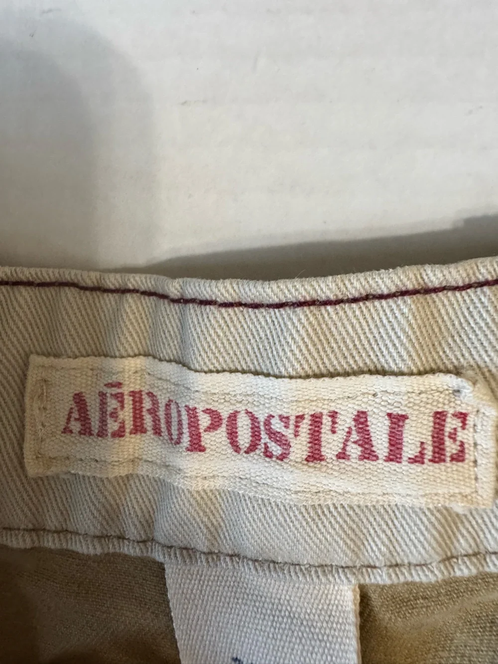 Vintage Y2K Aeropostale Mens Baggy Jeans Size 34 Grunge Skater Streetwear 90s
